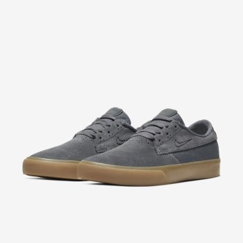 Nike SB Shane - Férfi Deszkás Cipő - Sötét Szürke/Sötét Szürke/Világos Barna/Fekete